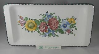Gmundner Keramik-Platte/Stollen glatt